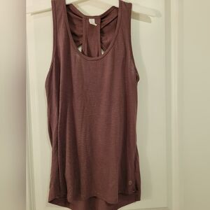 Balance Collection Women's Dark Purple Sleeveless Top Sz Lg